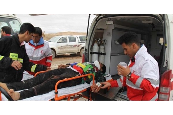 امدادرسانی به ۱۷ حادثه دیده توسط امدادگران هلال احمر قم