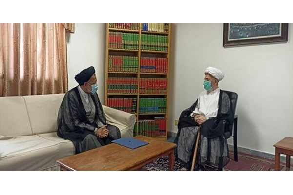 وزیر اطلاعات با مراجع عظام تقلید و علما دیدار کرد + تصاویر