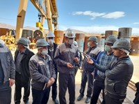 بازدید خبرنگاران قمی از کارخانه فولاد غرب آسیا