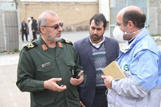 احداث بیمارستان سیار سپاه در قم+تصاویر