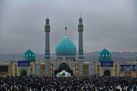  اجرای مراسم سلام فرمانده در مسجد مقدس جمکران
