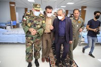 افتتاح بيمارستان 70 تختخوابي تنفسي ارتش در قم ويژه بيماران كرونايي  +تصاویر