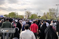 حضور شهروندان قمی در نماز عید فطر