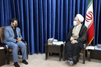 دیدار و گفتگوی وزیر تعاون، کار و رفاه اجتماعی با مراجع عظام تقلید و علما+تصاویر