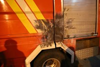 تصاویر تاسف بار از آن حمله به آتش نشانان در چهارشنبه سوری سال گذشته در قم