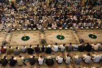 بزرگترین ترتیل خوانی قرآن در حرم حضرت معصومه(س) به روایت تصویر