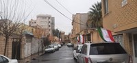 نصب پرچم ایران درب منازل قم+تصاویر