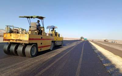 آغاز عملیات اجرایی باند پروازی فرودگاه قم+تصاویر